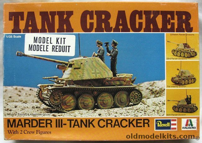 Revell 1/35 Marder III - 75mm Tank Cracker - 23rd Panzer Division / 90th Panzer Division / 71st Infantry Division, H2101 plastic model kit